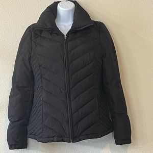 Kenneth Cole Reaction Women’s Black Down Feather Zip Up Coat/Jacket Size Small